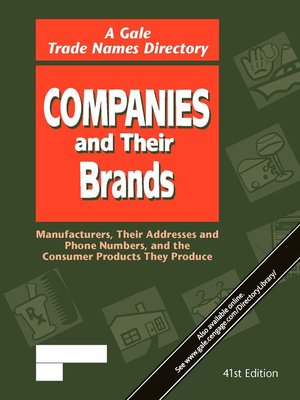 cover image of Companies and Their Brands